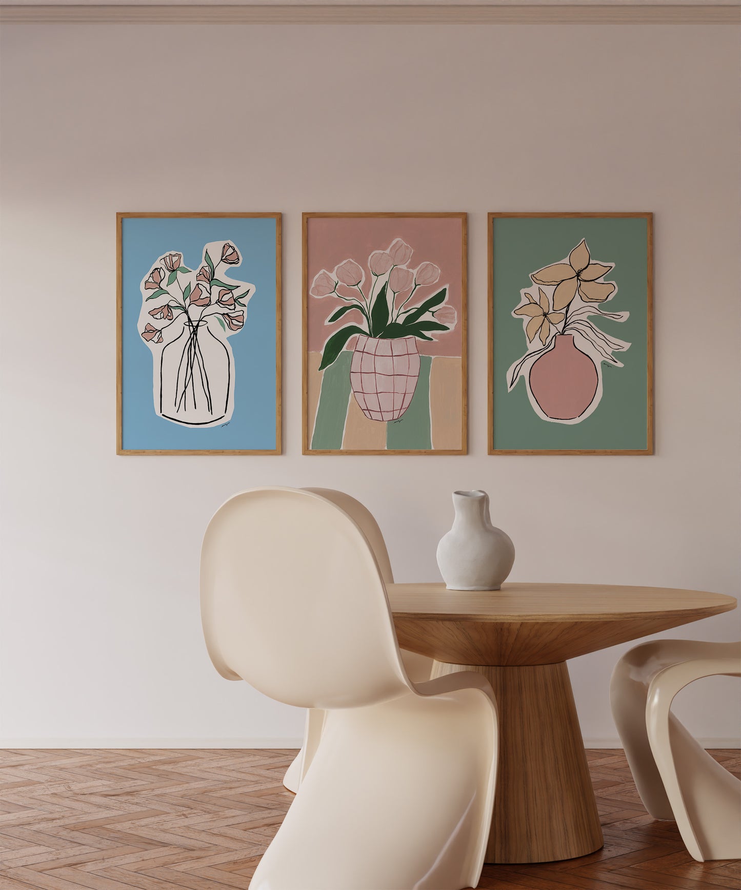 Blue Vase Fine Art Print