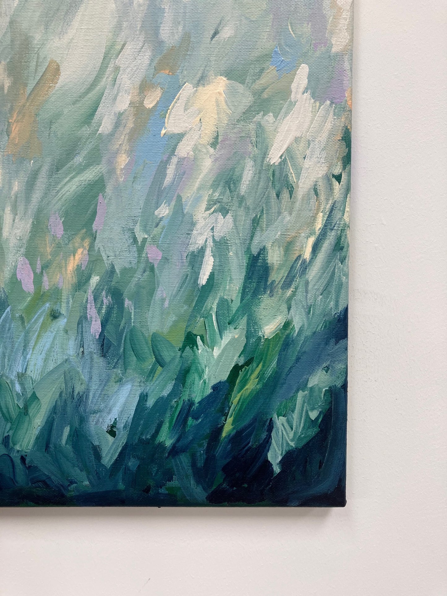 Field Views - Original Acrylic Painting On Canvas