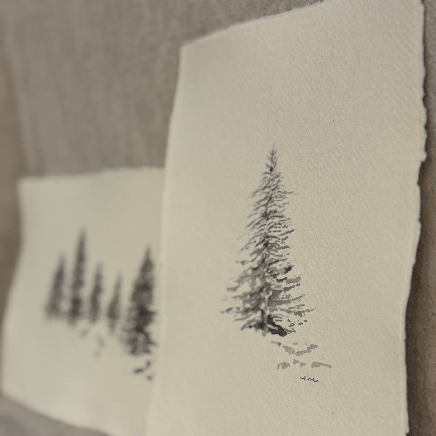 Winter Tree Original Ink Sketch