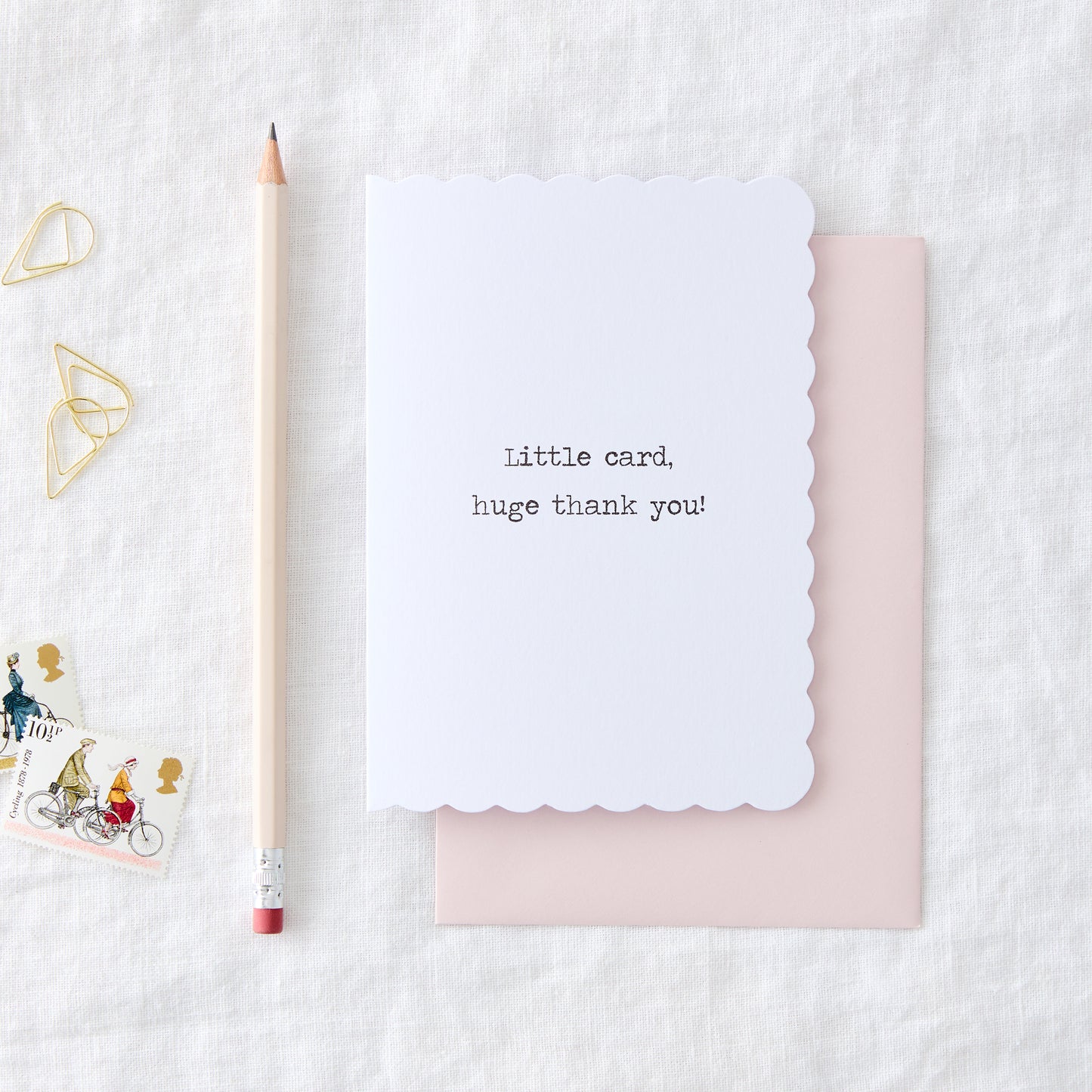 Little Card, Huge Thank You Greeting Card