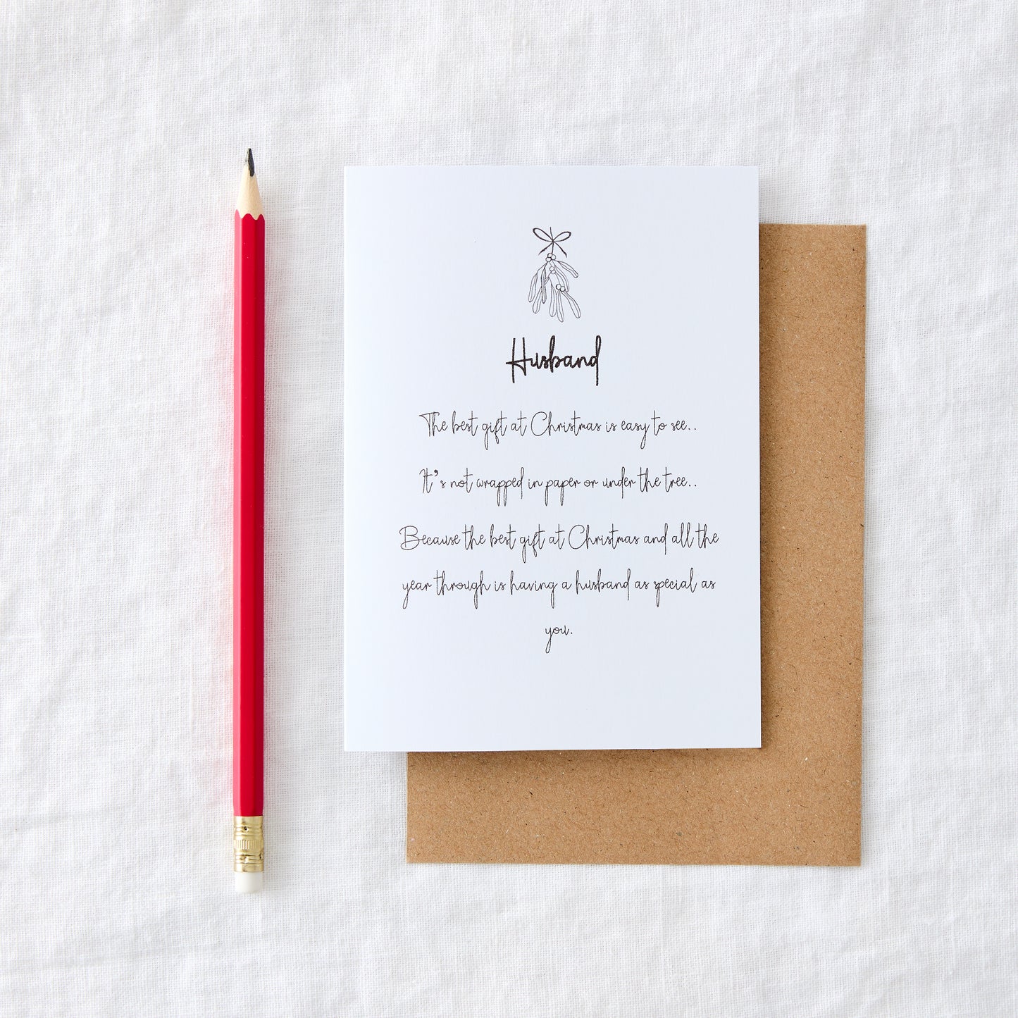 Best Husband Christmas Card