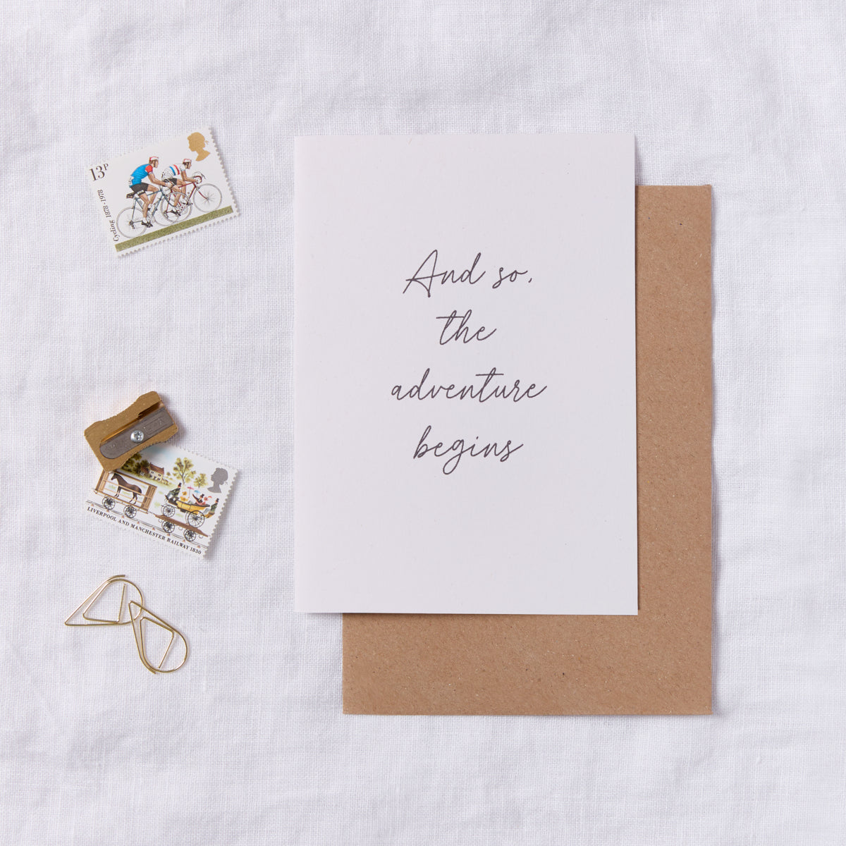 And So, The Adventure Begins Card
