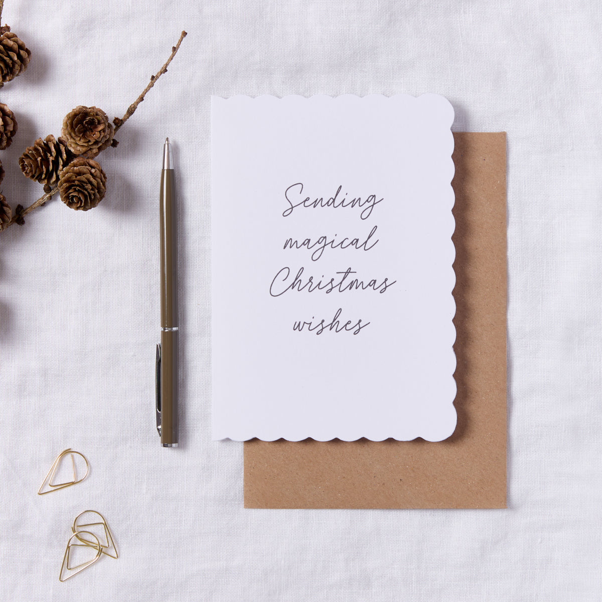 Sending Magical Christmas Wishes Card