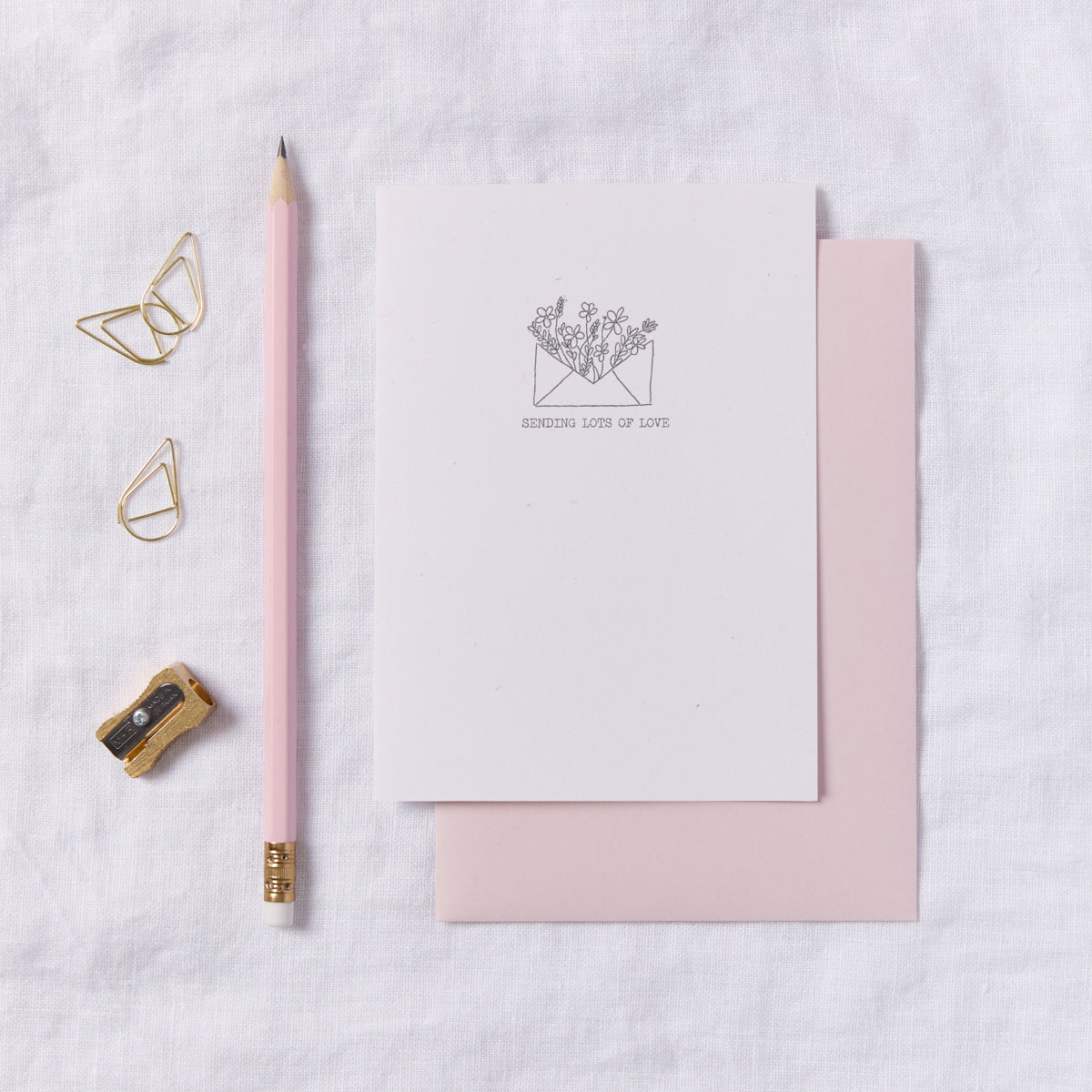 Sending Lots Of Love Floral Card