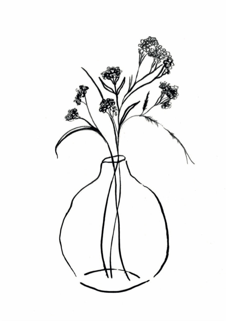 Gypsophila Still Life Print