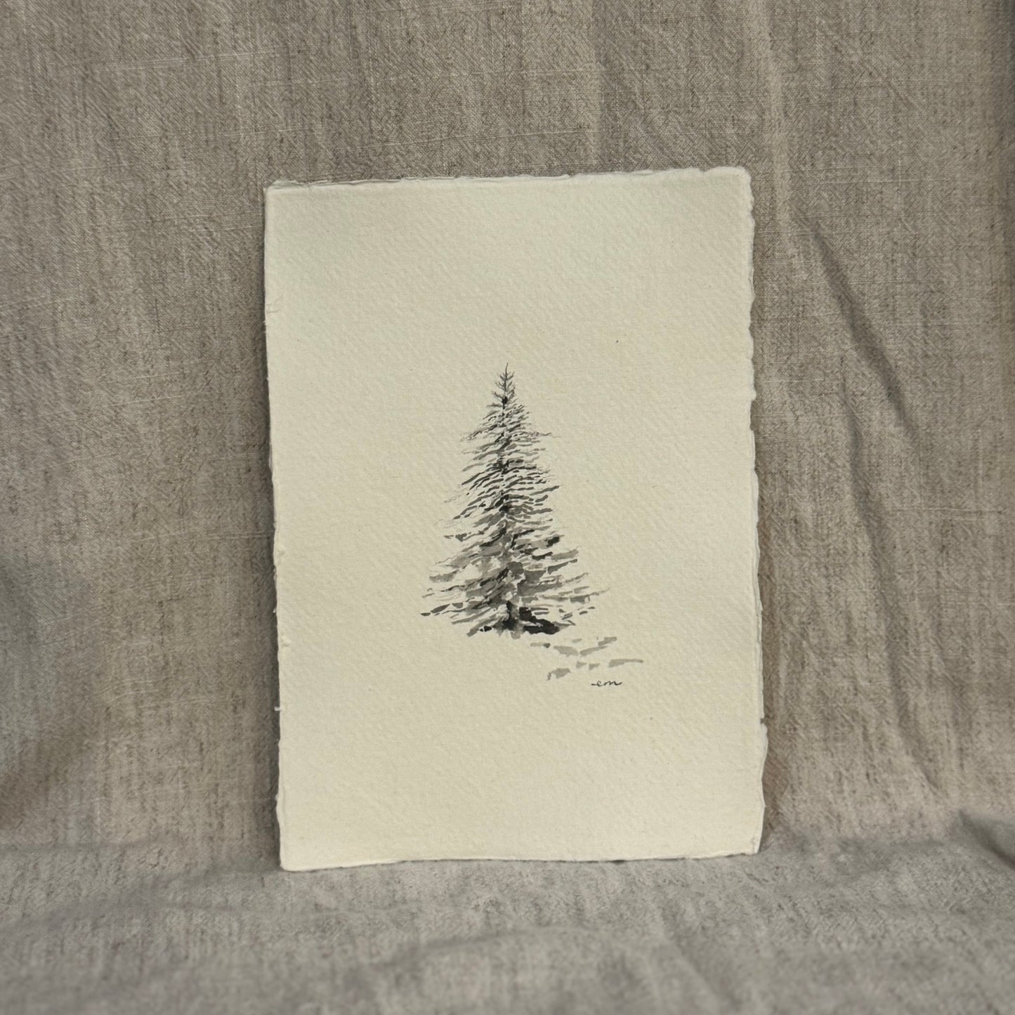 Winter Tree Original Ink Sketch