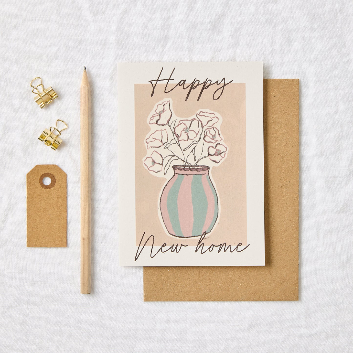 Happy New Home Still Life Card