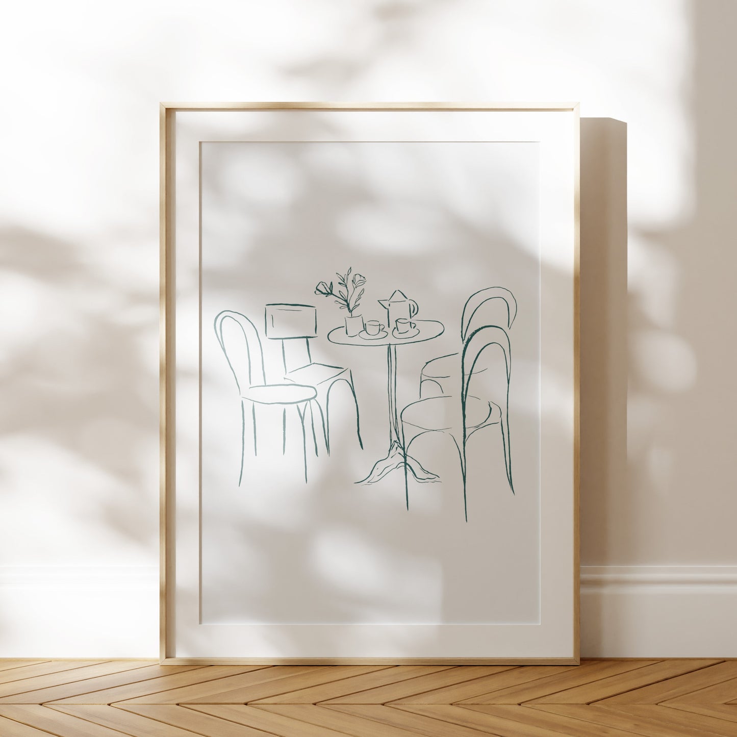 Bistrot Table Fine Art Print