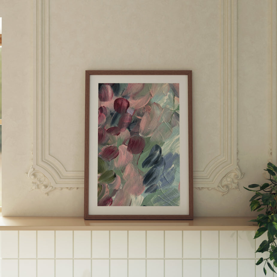 No 4. Pink Blossom - Abstract Print