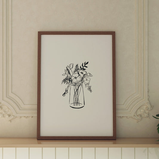 Floral Bouquet Still Life Print