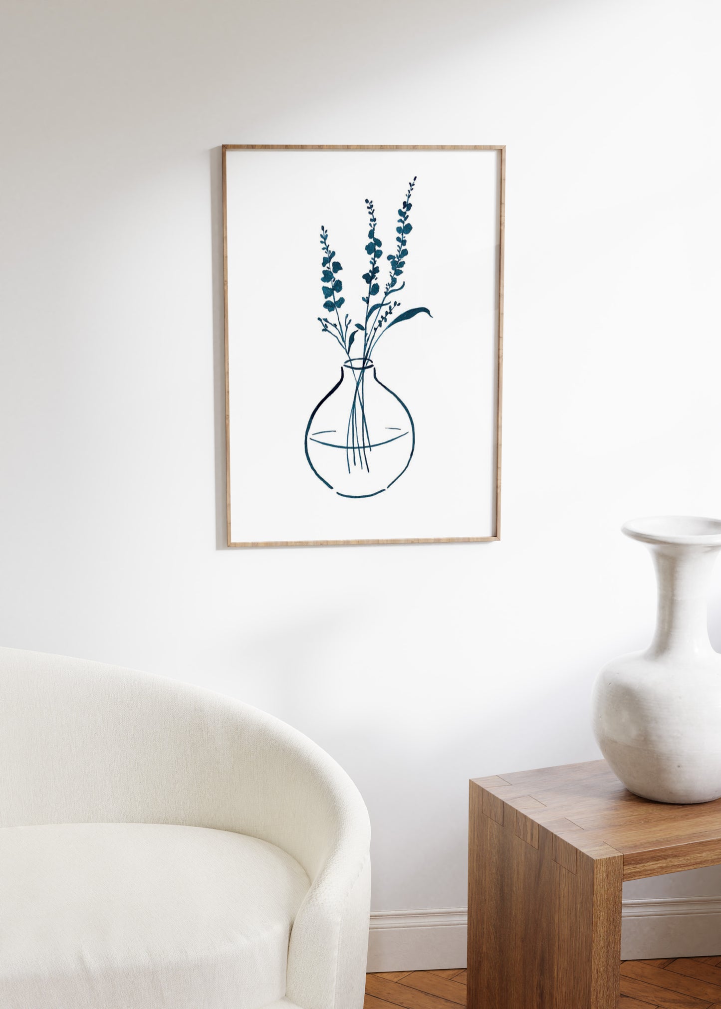 Lavender Haze Floral Still Life Print